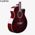 Kadence Frontier Series Brown Acoustic Guitar | Brown Acoustic Guitar With Bag | Perfect Acoustic Guitar For Beginners. 