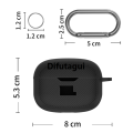 Difutagui Anti-fall Soft Silicone Case for JBL Vibe Beam Earbuds Wireless Earbud Charging Case Anti-drop Protective Case 95AF. 