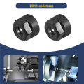 4Pcs Collet Clamping Hex Nuts, for CNC Milling Chuck Holder Lathe. 