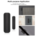 2X Tuya Smart Door Window Sensor Home Indoor Door Magnetic Detector Compatible with & Home Black. 