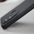 Redmi 10A Back Cover Shock Proof Matte Soft Silicon Flexible Back Case Cover for Redmi 10A (Black). 