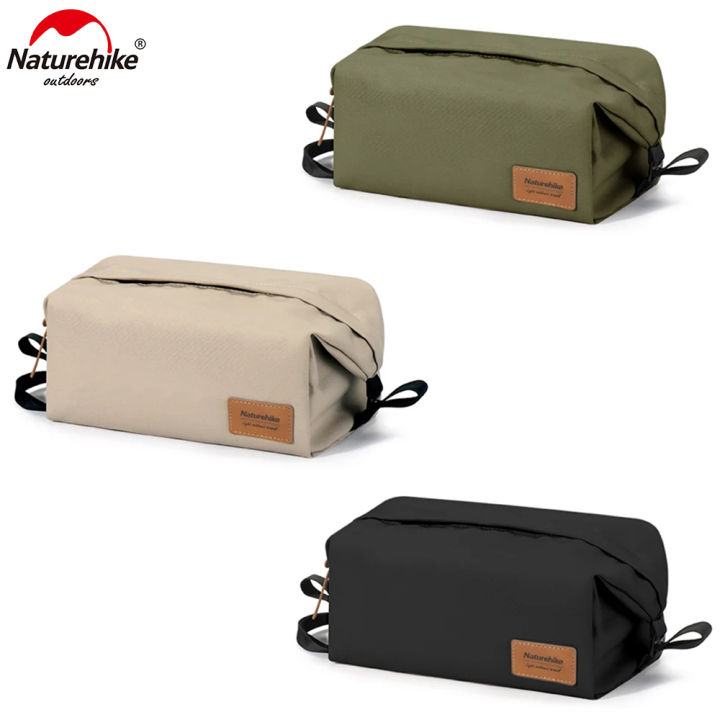Naturehike Lightweight Cotton Wash Bag Toiletries Case Cosmetic Pouch Makeup Bag For Outdoor Camping Travel Hiking Fitness Business Trip