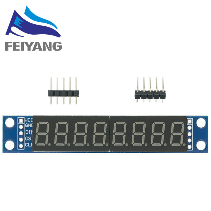 MAX7219%20Dot%20Matrix%20Module%20Microcontroller%20Module%20Control%20Module%20Display%20Module%204%20In%20One%20Display%20With%205P%20Line%20For%20Arduino%20-%20Image%203
