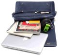 WILDHORN Nepal® Leather 15 inch Laptop Messenger Bag for Men with Padded Laptop Compartment (MB 570 Blue). 