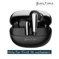 Ultima Prime 1.0 ANC Earbuds with App Support | 60Hrs Playtime | Dual Pairing | EQ Modes | Supreme Sound | 4Mics Al ENC | Game Mode(40ms) | Elegant Appeal | Premium wireless earbuds | Sapana Electronics. 