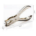 Sweet Journal 6mm Metal Punches 8 Page Loose-leaf Craft Sheet Single Hole Puncher Hand Paper Punch. 