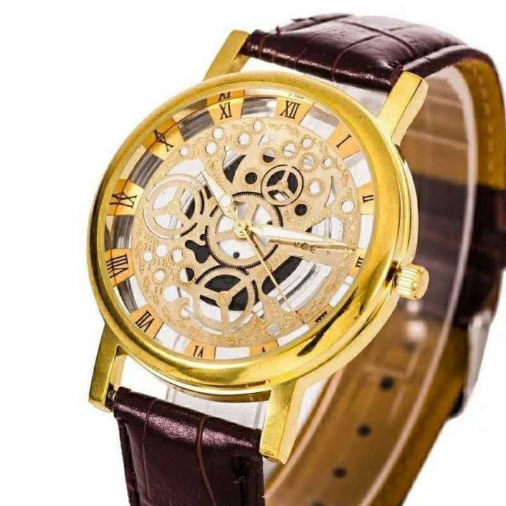 Nacked Dialed Fashionable Designed Analog Watch