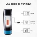 Portable Electric Espresso Coffee Machine Cordless Heating Double Serve Mini Coffee Maker with 2-IN-1 Coffee Powder/Capsule Bin 15Bar Pump Pressure Auto Brew Built-in 2000mAh Battery.