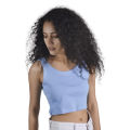 Crop Sando Top T-Shirt Short Sleeve Loose Fit Casual Style Women's Clothing. 