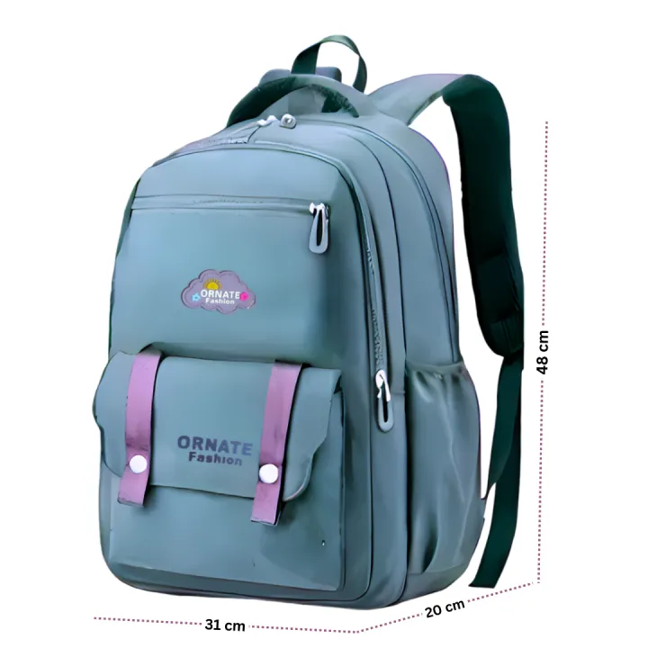Bagzillas:%20Girls%20and%20Boys%20Multi%20Pockets%20Big%20Backpack%20Ultra%20Smooth%20Zips/Soft%20and%20LightWeight%20School%20Bags%20for%20Girls%20-%20Image%204