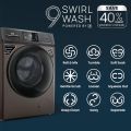 IFB 8 Kg 5 Star Powered by AI with 9 Swirl Wash, WiFi, Fully Automatic Front Load Washing Machine (Senator MBN 8012, Steam Refresh Program with Eco Inverter, Mocha). 