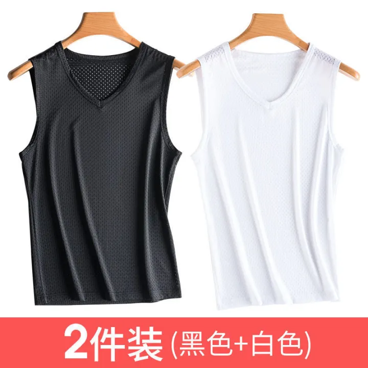 Ice%20silk%20vest%20men's%20tide%20cut-out%20mesh%20breathable%20and%20quick-drying%20sports%20thin%20wide%20shoulder%20wear%20sleeveless%20T-shirt%20summer%20-%20Image%208