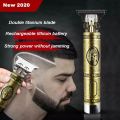 NAMUNY 2x T-Shaped Hair Clipper Blade with Stand T9 Blade Trimmer Replacement Replacement Clipper Silver & Gold. 