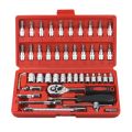 Dan Iron Tool 46 Piece 1/4 Inch Socket/Screwdriver Set. 