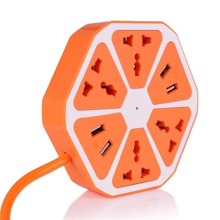 4%20USB%20Hexagon%20Power%20Socket%20Extension%20Plug%20Electrical%20Outlet%20-%20Image%204