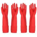 Long Sleeve Latex Kitchen Wash Dish-washing Gloves. 