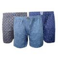 Roober Boxers For Men Cotton Pack Of 3 (Colour May Vary). 