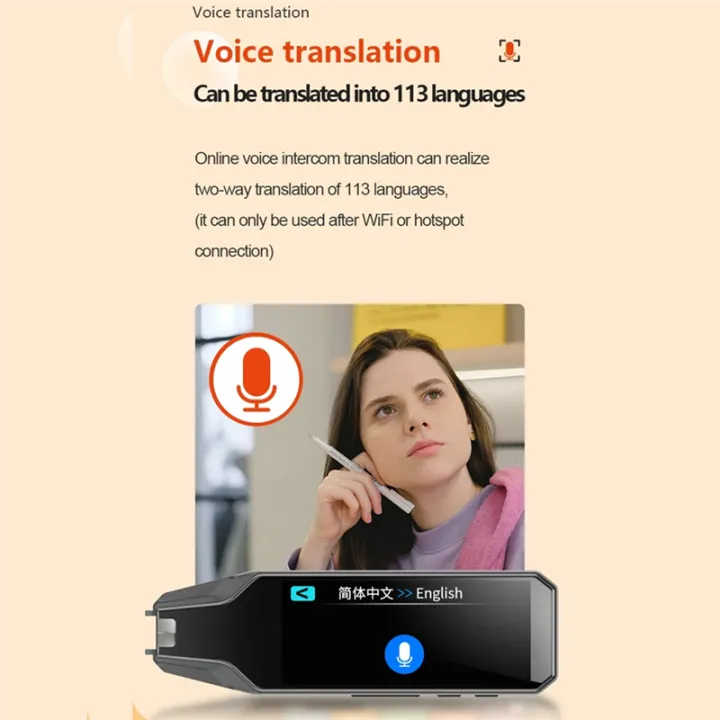 Multifunction%20Voice%20Translation%20Pen%20134%20Language%20Translator%20Pen%20Offline%20Translation%20Pen%20Intelligent%20Dictionary%20Pen%20Black%20-%20Image%203