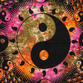 Multi-Color Yin-Yang Design Tapestry Wall Hanging Décor -  210cm x 240cm. 