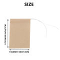 500 Pack Tea Filter Bags,Disposable Paper Tea Bag with Drawstring for Loose Leaf Tea,Coffee(Natural Color). 