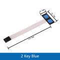 1 2 3 4 5 6 7 8 Key Button Membrane Switch Matrix Array Keyboard Keypad Control Panel Pad DIY Kit For Arduino Smart Car. 