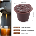 3 Pcs Refillable Reusable Espresso Capsule for Coffee Machine Reusable Capsule Refill Empty Capsule. 