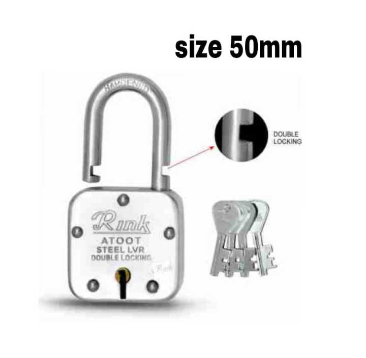 Atoot Double Locking Padlock-50 mm | Daraz.com.np