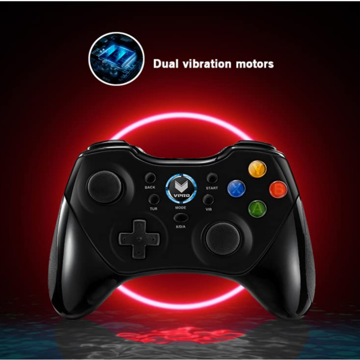 Rapoo%202.4G%20Wireless%20Gaming%20Console%20With%20Vibration%20Motor,%20Built-In%20Polymer%20Battery%20&%20Compatible%20With%20PC%20/%20Console%20-%20Image%202