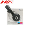 Nia X6 - Wireless Stereo Bluetooth Headphones With Mic - Black. 