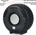 Tyre Shape Wireless Bluetooth Speaker with Extra Super BASS and Support USB & SD Card 10W Bluetooth wheel Speaker. 