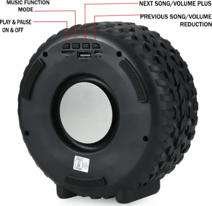 Tyre%20Shape%20Wireless%20Bluetooth%20Speaker%20with%20Extra%20Super%20BASS%20and%20Support%20USB%20&%20SD%20Card%2010W%20Bluetooth%20wheel%20Speaker%20-%20Image%204