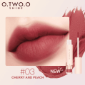 O.TWO.O Soft Velvet Matte Lipstick No.3. 