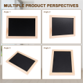 Kqueebee Double-Sided Blackboard Wooden Crafts Wooden Frame Small Blackboard Writing Message Board Home Decoration DIY Listing. 