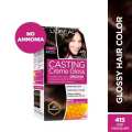 LOreal Paris Casting Creme Gloss Hair Color - 415 Iced Chocolate (87.5g+72ml). 
