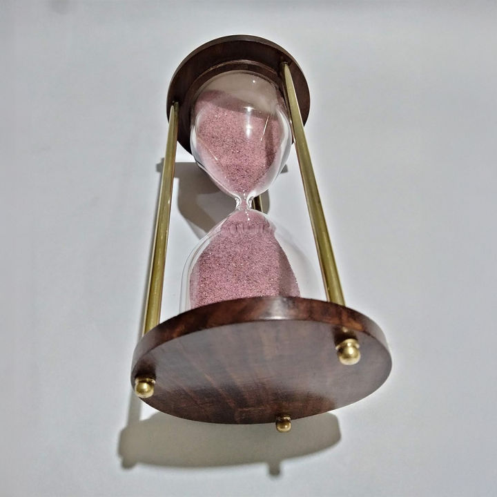 1%20Minute%20Antique%20Wooden%20Sand%20Timer%20Hourglass%20For%20Table%20And%20Office%20Decor%20Sand%20Clock%20-%20Image%203