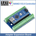 NANO V3.0 Controller Terminal Adapter Expansion Board NANO IO Shield Simple Extension Plate For Arduino AVR ATMEGA328P. 
