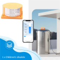 Tuya Smart Zigbee Ultrasonic Water Tank Level Monitor Sensor Real-Time Alerts App Control for IOS &amp; Android EU Plug. 