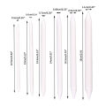 6pcs/set Blending Smudge Stump Stick Tortillon Sketch Art White Drawing Charcoal. 