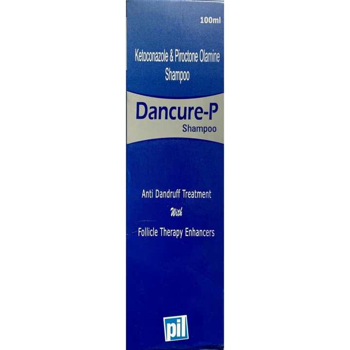 Dancure-P Shampoo, Ketoconazole & Piroctone Olamine Shampoo, Anti Dandruff Treatment With Follicle Therapy Enhancer, 100Ml