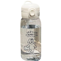 NAMUNY Plastic Water Bottle Water Cup with Straw Large Capacity Portable Drop Resistant and Portable Cup Cartoon Suction Cup. 