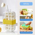 Stay Cold Hydration Solution: 800ML Water Bottle with Ice Tray and Straw, Portable for Everyday Use. 