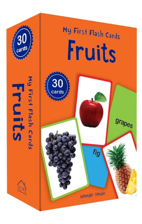 My First Flash Cards: Fruits (30 Cards Book)