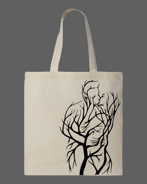 Tree%20of%20Life%20Printed%20Cotton%20Tote%20Bag%20%E2%80%93%20Minimalist%20Nature%20Design%20Printed%20Tote%20Bag%20%7C%20Black,%20White%20-%20Image%202