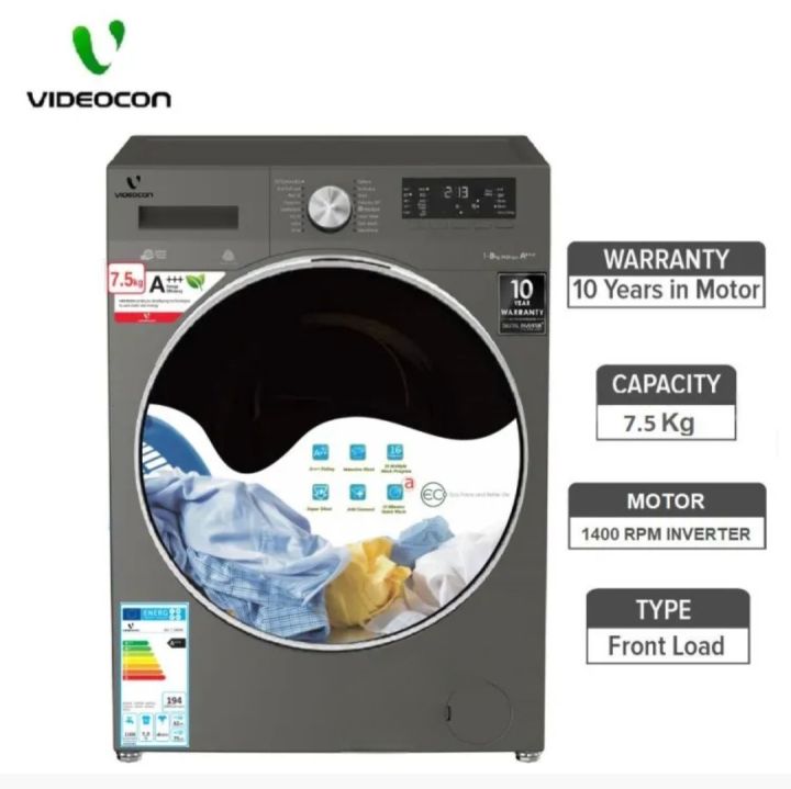 Videocon%207.5%20Kg%20Inverter%20Front%20Loading%20Washing%20Machine%20Fully%20Automatic%20-%20Image%203