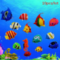 10pcs Aquarium Fish Tank Artificial Fake Floating Fish Pet Decor Ornaments Jessica. 
