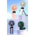 X5 Portable Handheld Mini Fan With Longer Battery Backup Upto 5 Hours,Digital Display And  5 Speed Airflow. 