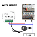 Tuya Smart ZigBee Energy Meter 80A with Clamp Voltage Current 240V. 