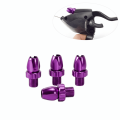 4PCS Durable Aluminum Alloy Bike Brake Lever Adjuster Screws Purple Lightweight Bike Brake Adjuster Screws Compact 10mm Brake Lever Adjuster Bolts Bicycle Brake Lever Screws Replacement Parts. 