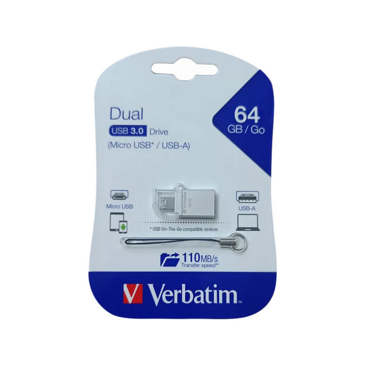 Verbatim OTG Micro USB 3.0 64GB - 49827