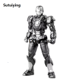 Difutagui Iron Man Tony Stark Blind box MK21 MK25 MK24 Spider-Man Miles Morales Fashion Hot Selling Venom Action Figure Anime Doll Movable Collection Toy Gift. 